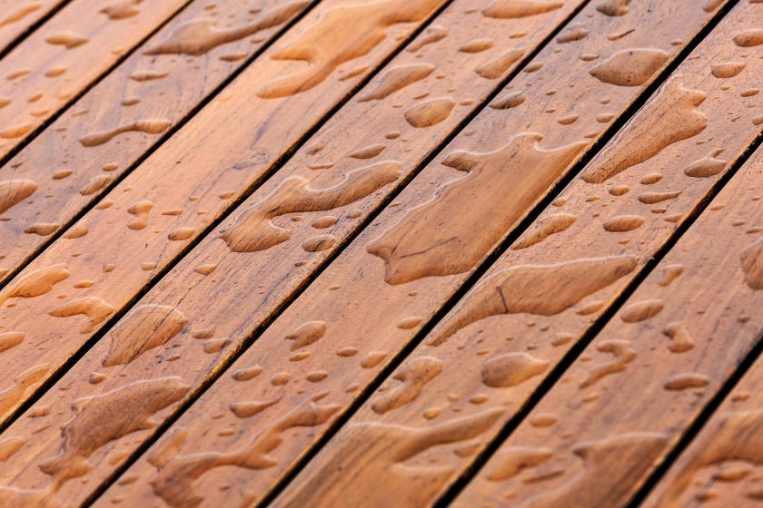 Water proofing your deck extends life of deck.